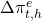 \Delta \pi^e_{t,h}